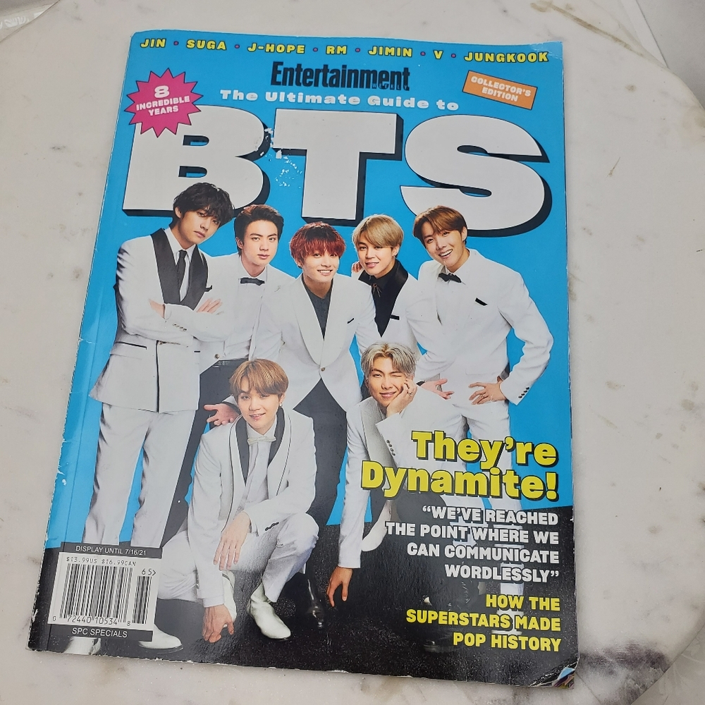 BTS‎ Entertainment Collector's Edition Magazine.